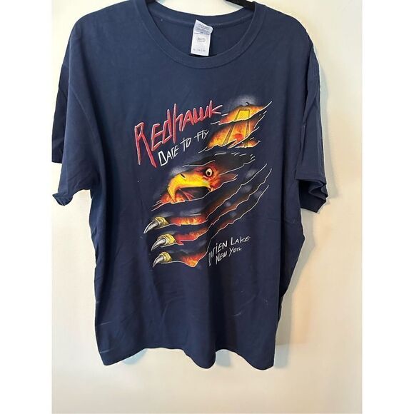 Darien Lake RedHawk Slingshot ride t-shirt - Picture 1 of 3